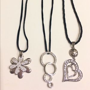 Lia Sophia necklaces (cut crystals)